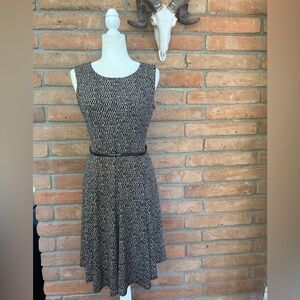 A-line printed Dress